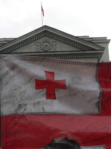 Manifestacja solidarności z Gruzją