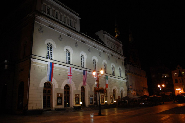 Legnica wieczorem