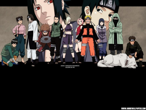 Rodzinka Naruto xD xD #Naruto #sasuke #sai #ino #sikamaru #hinata #lee #neji #ten #kiba #shino