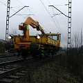 Drezyna WM-15 jedzie torem niewłaściwym w kierunku Kochłowic. (Szlak Ruda Kochłowice - Ruda Bielszowice)
(Data wykonania 12.12.2007)