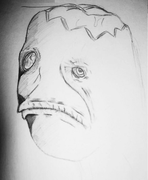#potwór #potwory #rysunek #straszne #ZZeszytu #monstrum