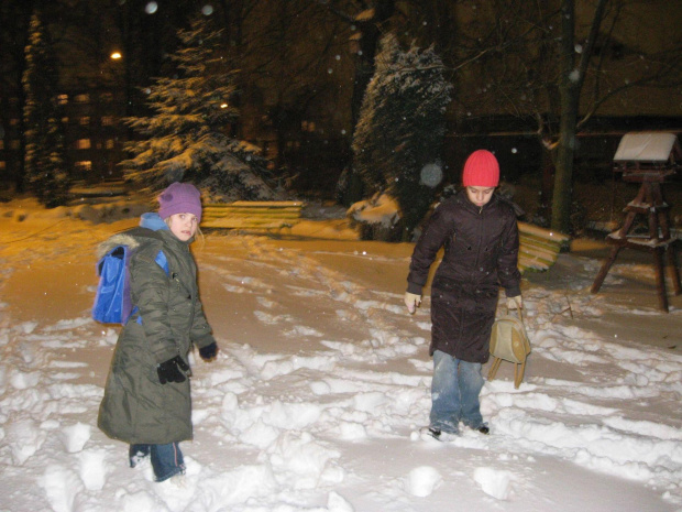 Jak jedna wielka beza... ten śnieg.