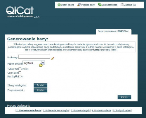 baza katalogów QLCAT 2