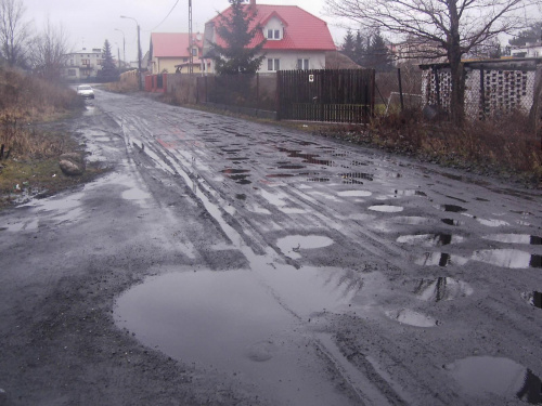 Droga błotna + Śmieci