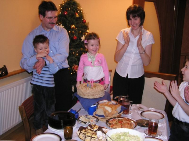 27.01.2008 - Dominiś na urodzinach u Natalki i Mateuszka