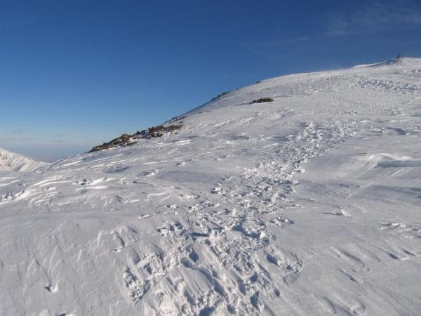 widoczny szczyt Dzabal Toubkal