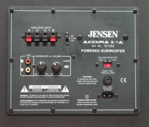 Jak złączyć Pionerra VSX-505 z SUB WOFEEREM