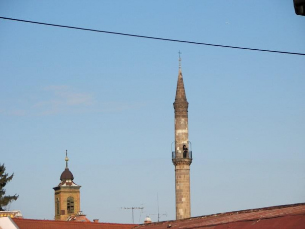 Eger - minaret, najdalej wysunięta na północ budowla turecka, pozostałość po meczecie #węgry #wycieczka #wino #eger #budapeszt