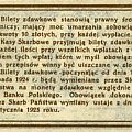 Polska 1924-1939 Ministerstwo Skarbu