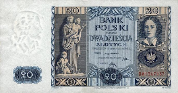 Polska 1936 Bank Polski