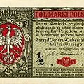 Polska 1914-1918 Generalne Gubernatorstwo Warszawskie Seria-Generał