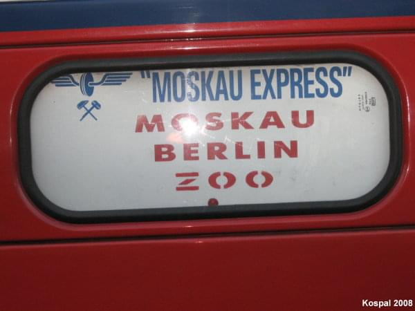 tablica kierunkowa Moskwy Ekspres