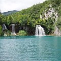 Chorwacja- Jeziora Plitvickie #chorwacja #JezioraPlitvickie #wodospad #jezioro