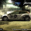 Fiat Punto po tuningu w NFS MW