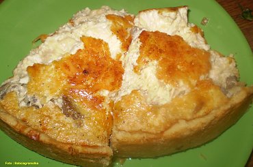 Flan #DrugieDania #obiad #jedzenie #kulinaria #zapiekanki #flan #pieczarki