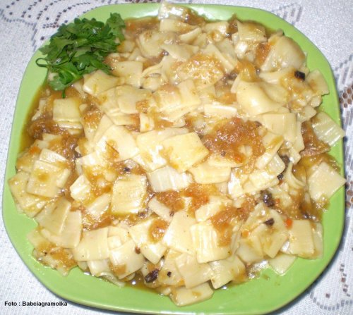 Makaronłazanki z kapustą #DrugieDania #kulinaria #jedzenie #obiad #makaron #kapusta