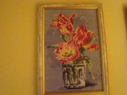 obrazek #tulipany #HaftGobelinowy