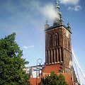 Pożar kościoła Św. Katarzyny w Gdańsku