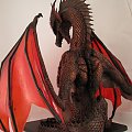 Figurka Colossal Red Dragon Z D&D Minis- największa jak dotychczas w tej grze