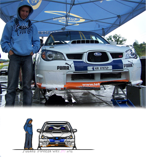 Ja i Subaru #MangaCars #subaru #ryba #rally #serwis
