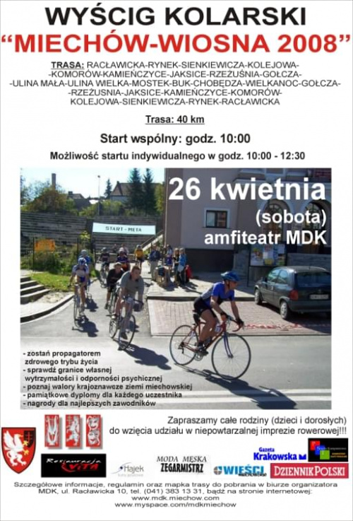 Wyścig Kolarski Miechów-Wiosna 2008