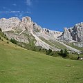 grupa Cima dell Uomo z Alta Via delle Dolomiti (szlak nr. 607) #góry #Dolomity #Włochy