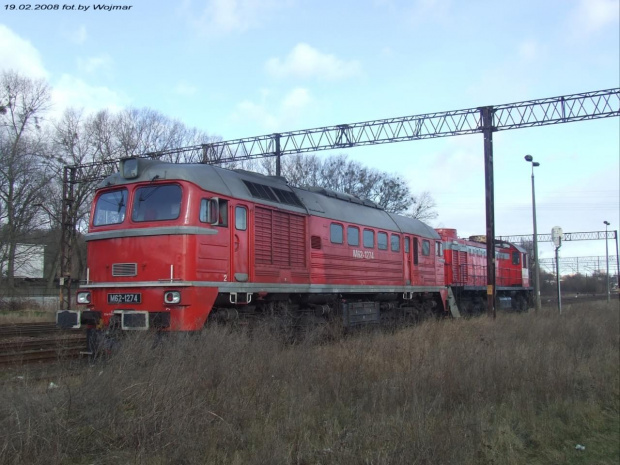 M62-1274+TEM2-169 Orlen'u na Gdańsk Południe +Towar - samochody + ja w kabinie