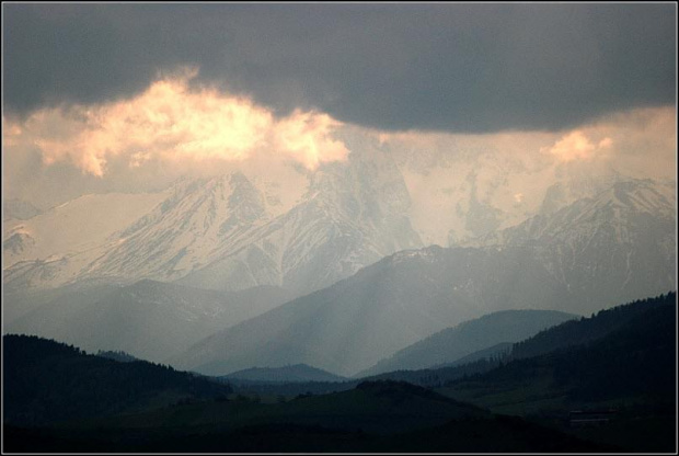 Tatry od strony Słowacji #Tatry