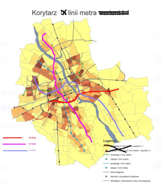 Jakiś pomysł na sieć metra w Warszawie...