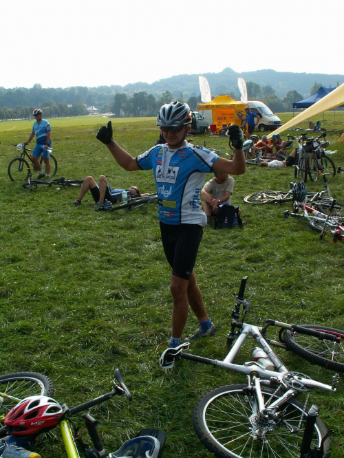 MTBmaraton Kraków 26.08.07 zmęczony ale szczęśliwy :)