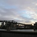 Millennium Bridge #most #NoweMiasto #Tamiza #chmurki #Niebo #Londyn