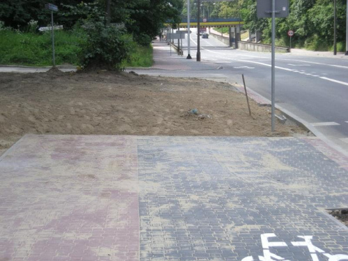 2008-07-11 Ścieżka rowerowa na przedłużeniu obwodnicy Puław