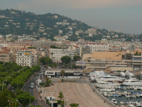 Widok na Cannes ze starego miasta #LazuroweWybrzeże