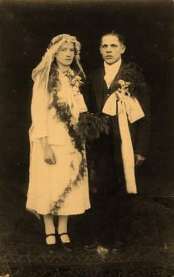 Zdjęcie slubne moich rodziców z dnia
18. 10. 1930 roku
