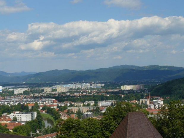 Chmurki nad Ljubljaną(Słowenia). #Ljubljana #Słowenia #chmurki
