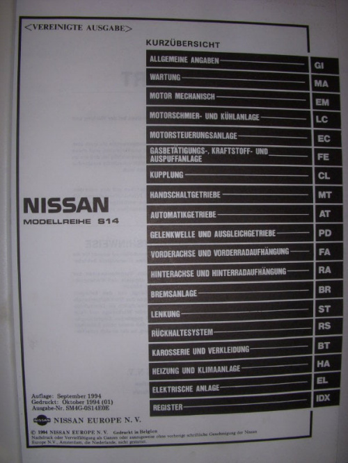 NISSAN 200SX S14 ,,, 1