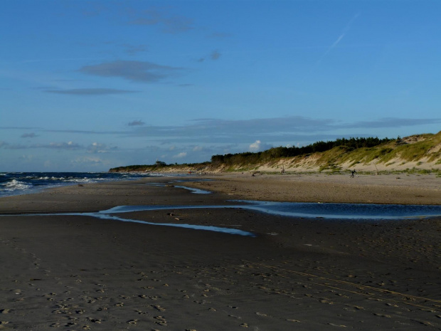 na plaży