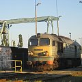 31.07.2008 ST44 -1038 po przyjeździe z Franowem na lokomotywowni tankuje ropę.