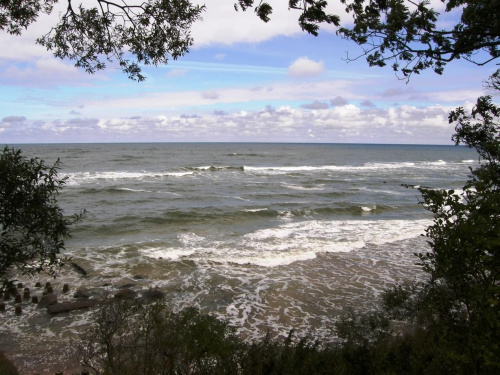 Jarosławiec - sierpień 2008 r. #Morze #Bałtyk
