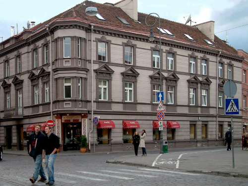 Ulica Wilenska (Vilniaus gatve) i rog Trockiej ulicy (Traku gatve) #Wilno