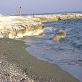 Cypr,Limasol, #Cypr #morze #plaża #BiałeSkały #CzarnyPiasek #PrzedZachodemSłońca #GovernorBeach
