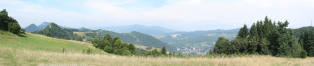 Widok spod Jarmuty na okolice Szczawnicy #panorama #Szczawnica