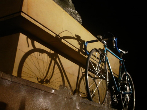 lowelku, jedź... :) #KogaMiyata #rower #OstreKoło #FixedGear #Warszawa #noc