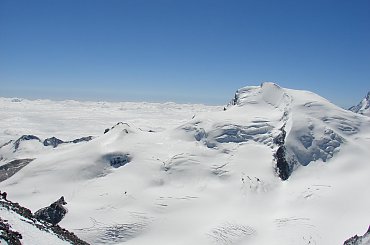 Widoki na szczycie Allalin #wakacje #góry #Alpy #lodowiec #treking #Szwajcaria #Allalin