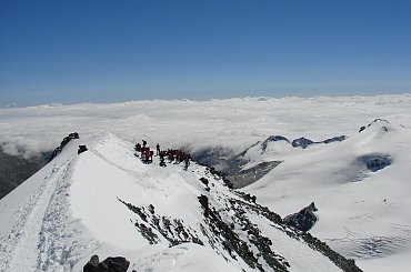 Widoki na szczycie Allalin #wakacje #góry #Alpy #lodowiec #treking #Szwajcaria #Allalin