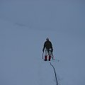 W czasie wejścia na pierwszy czterotysięcznik w moim życiu Bishorn 4153 #wakacje #góry #Alpy #lodowiec #treking #Szwajcaria #Bishorn