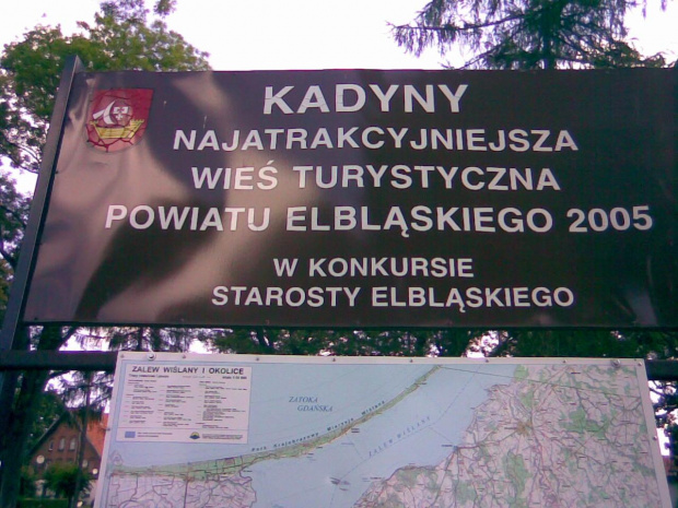 Kadyny - tablica