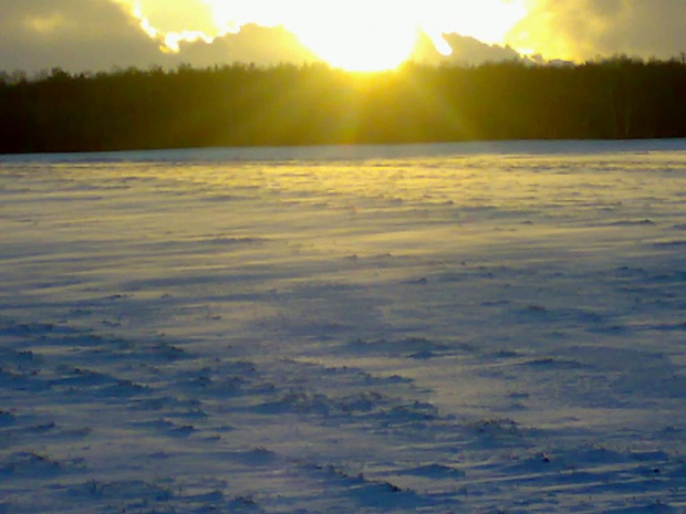 a oto snieg w Polsce ,zima 2007