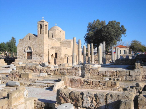 Cypr-Pafos....kościół Agia Kiriaki
