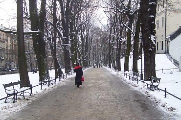 Pejzaż z czerwienią #Kraków #Planty #pejzaż #czerwień